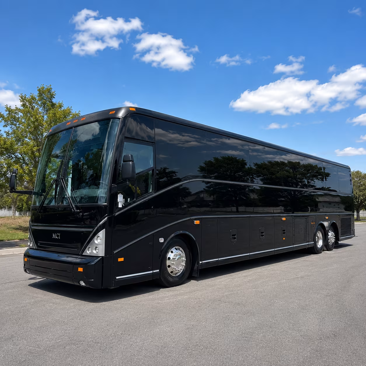 charter buses for trade and commerce events at the world trade bridge