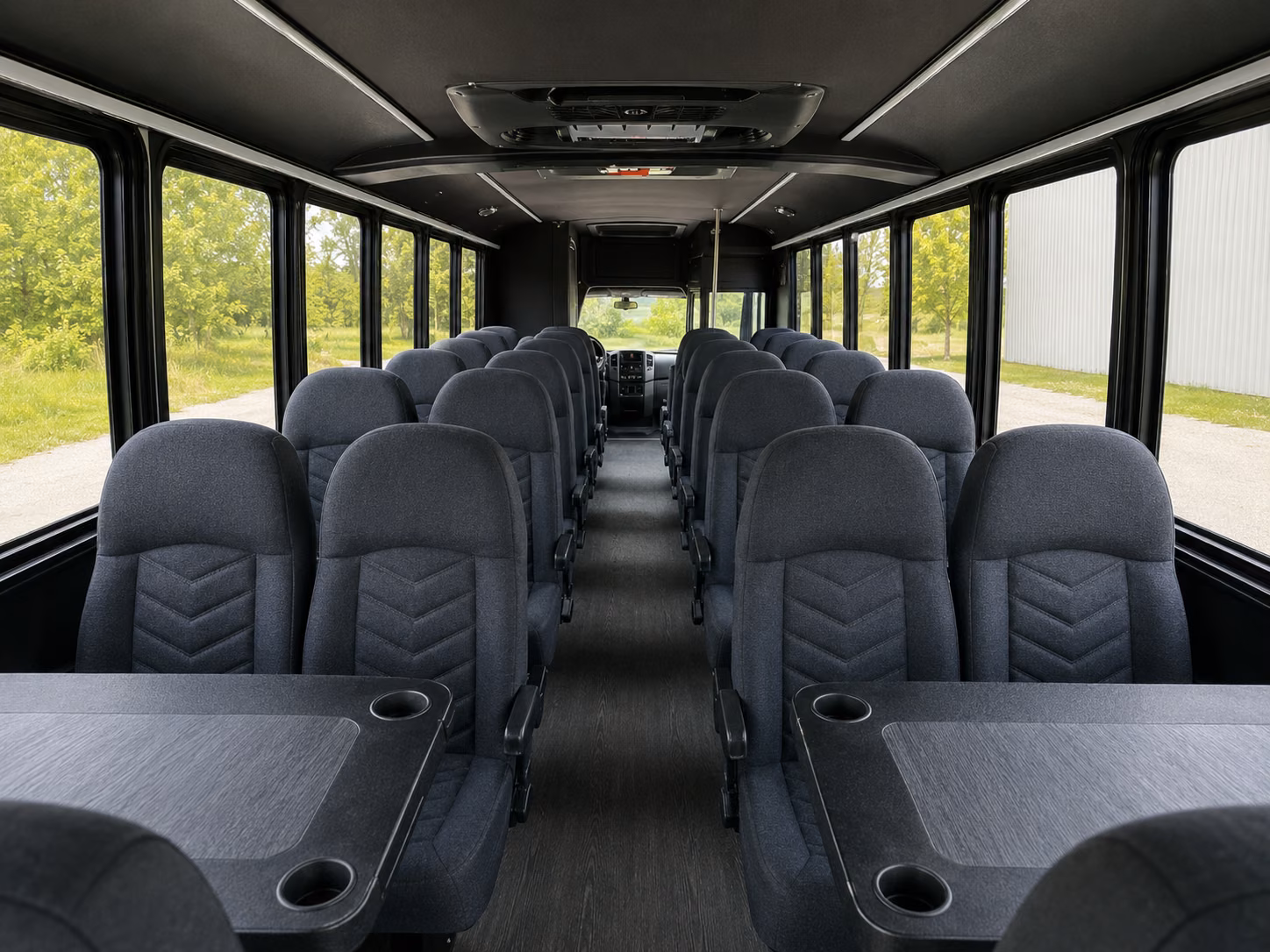 laredo 18 passenger minibus interior