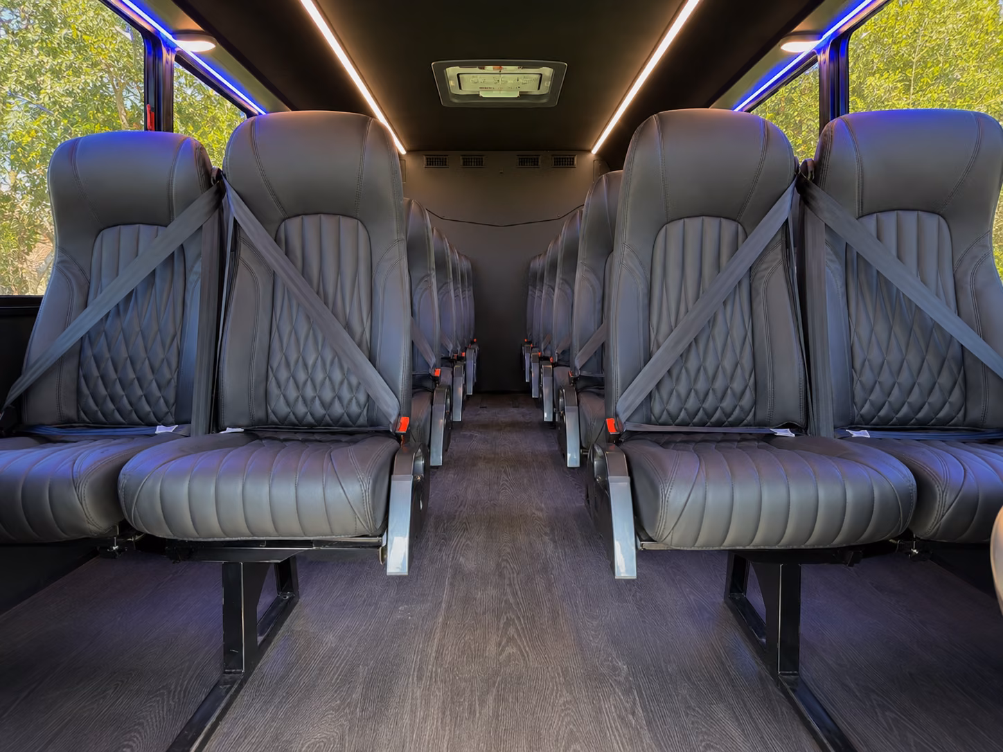 laredo 20 passenger minibus inside
