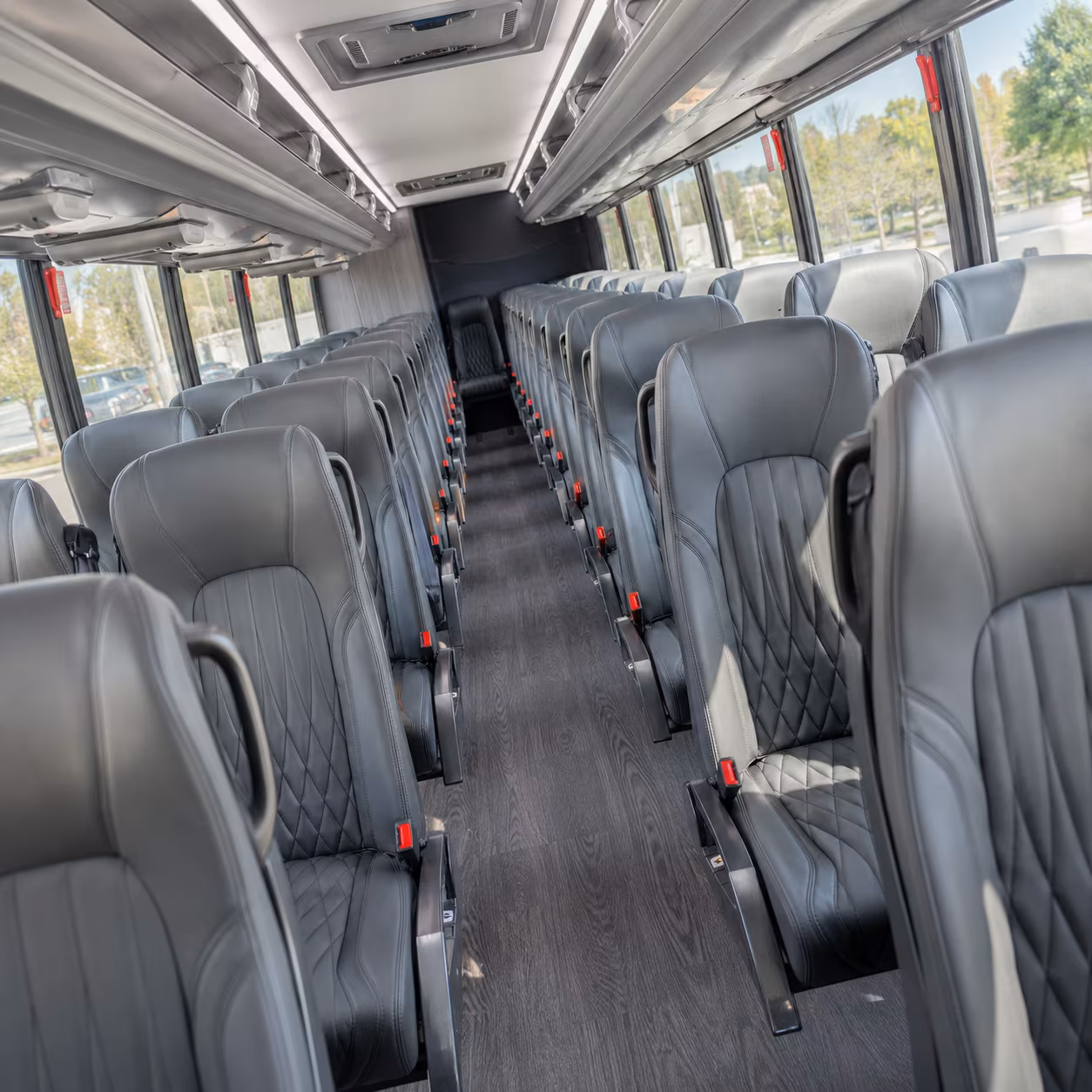 laredo 25 passenger minibus inside