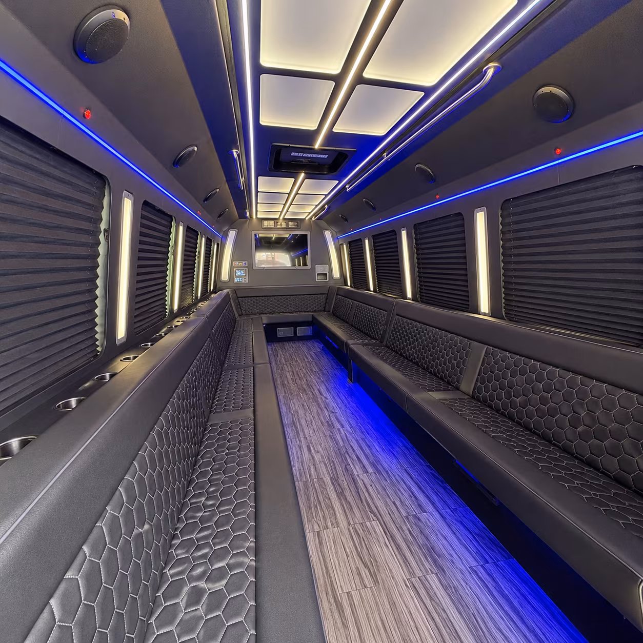 laredo 30 passenger party bus interior