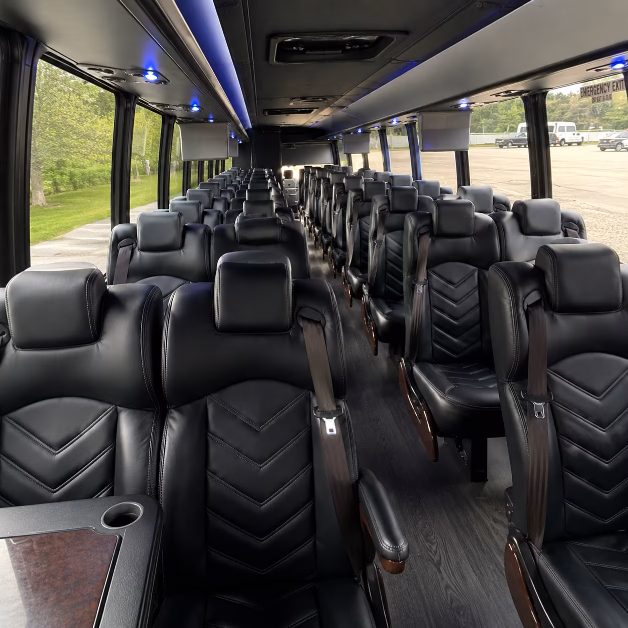 laredo 35 passenger minibus inside
