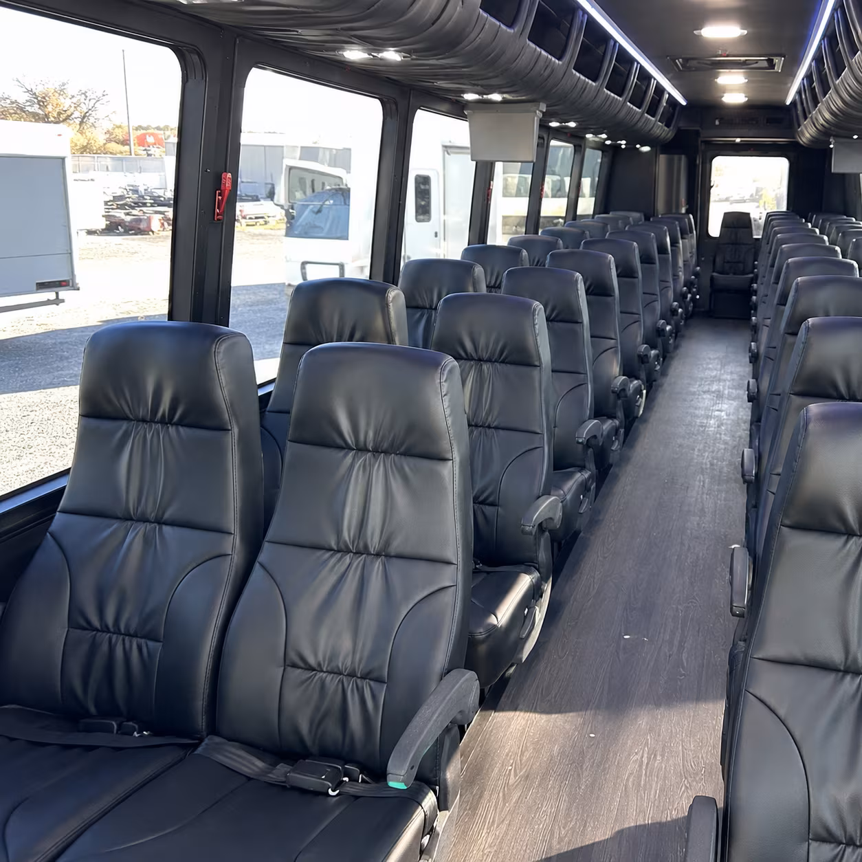 laredo 35 passenger minibus interior