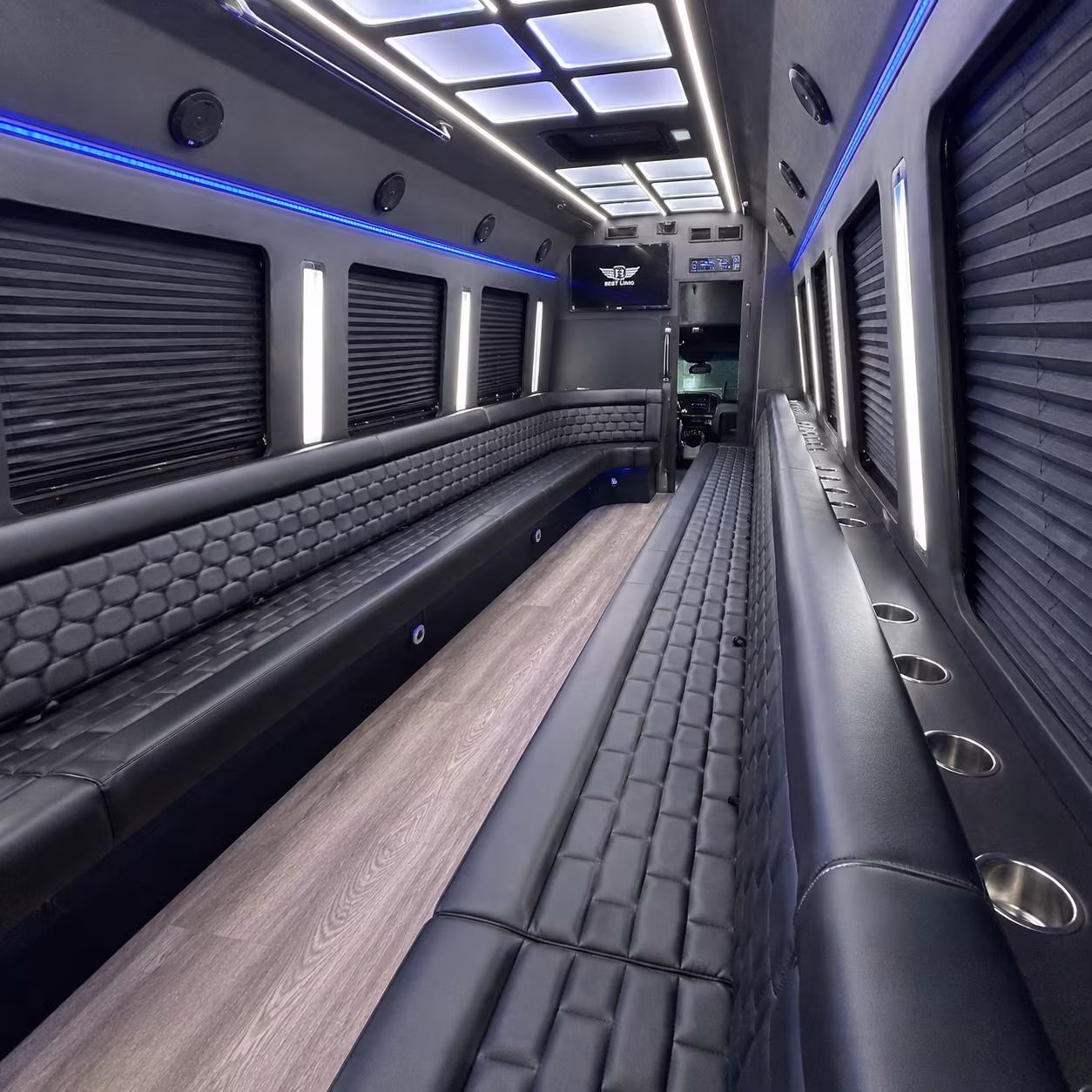 laredo party bus inside
