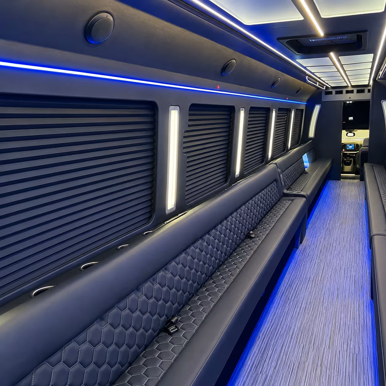 laredo party bus interior